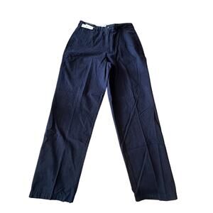 Daniel Cremieux Bayonne cotton Dress  Pants Pleated navy Size 32 x 32 new